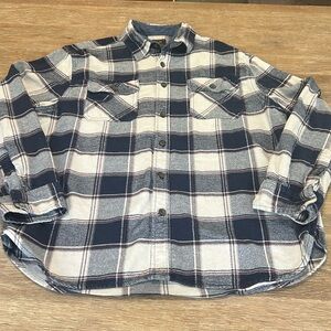 Jachs Men’s Heritage Flannel Button Up Shirt Size XL Heavy Weight Lumberjack